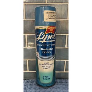 1970's Vintage Lysol Disinfectant Spray Can 18oz Fresh Scent Movie Prop 80% Full